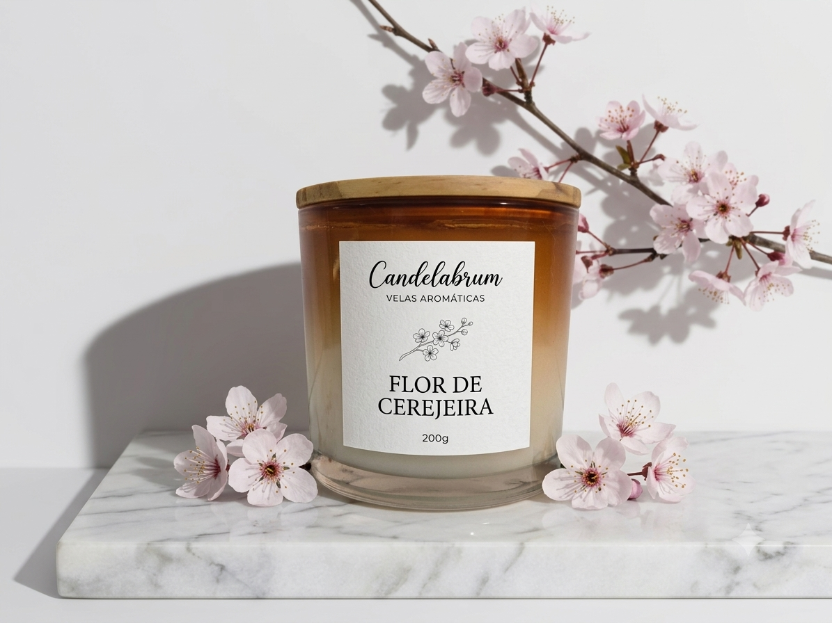 Imagem de Vela Aromática Flor De Cerejeira 200g